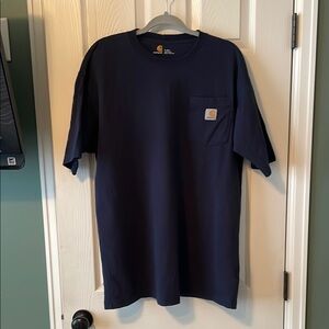 Carhartt Navy Blue Pocket T-Shirt